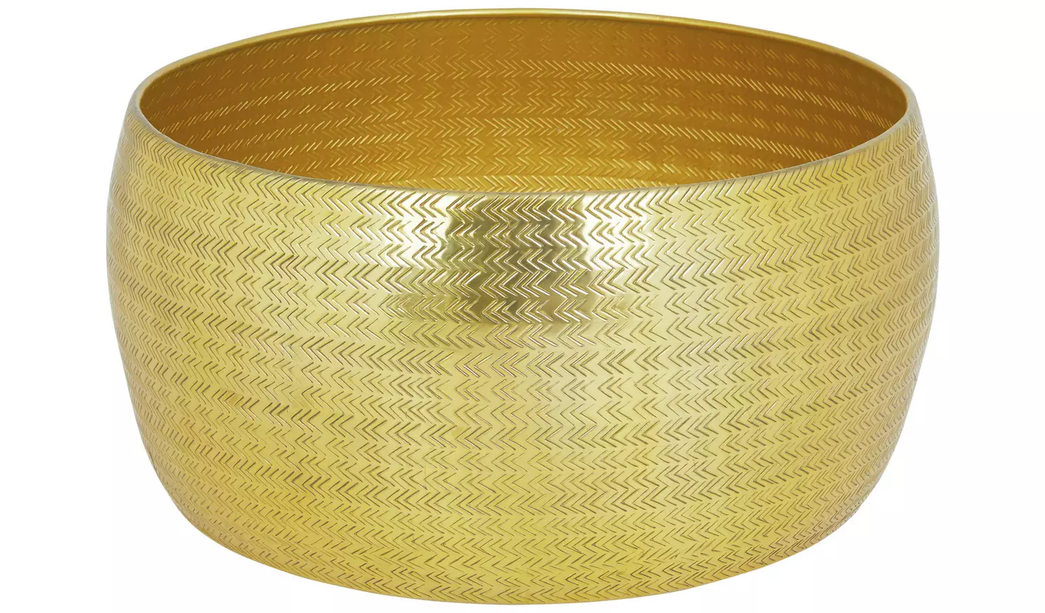 Habitat Sona Round Coffee Table - Brass