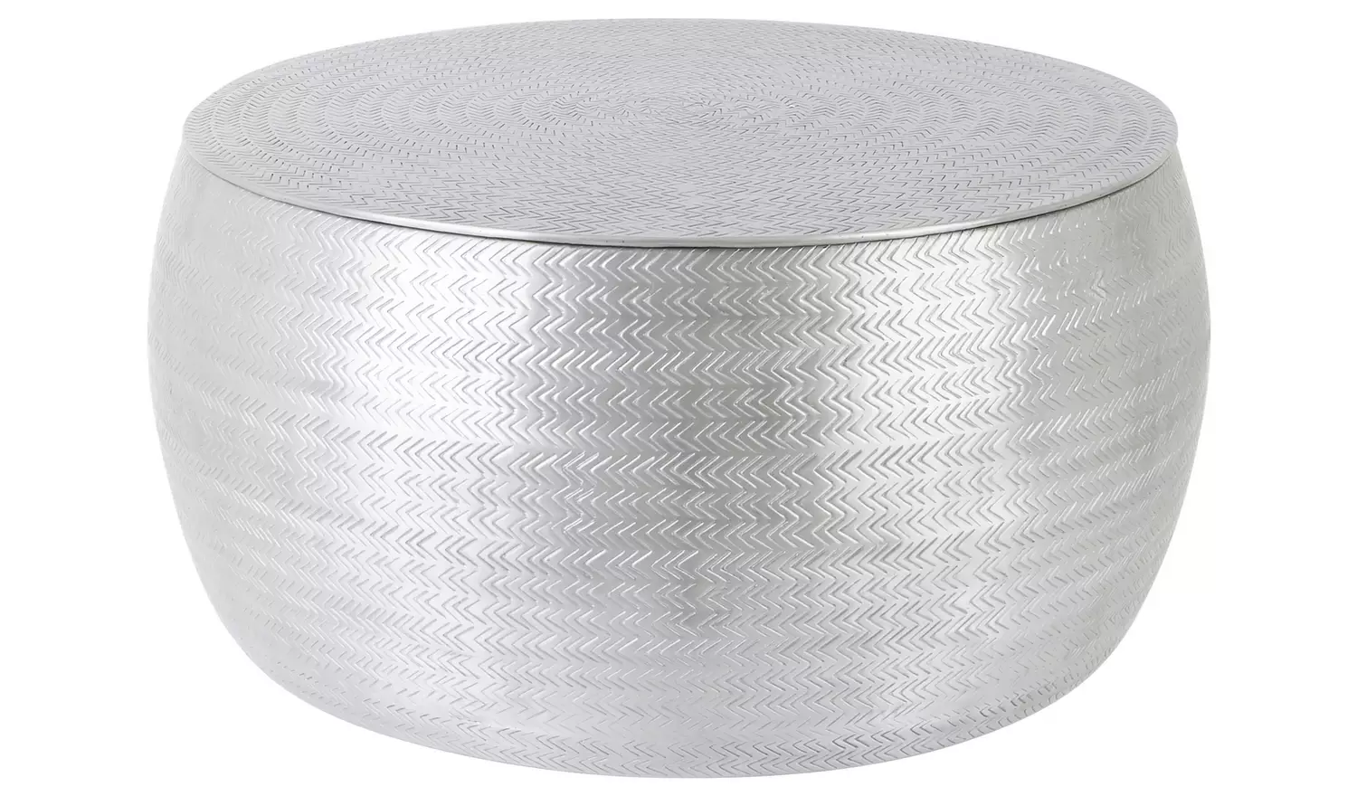 Habitat Sona Round Coffee Table - Silver