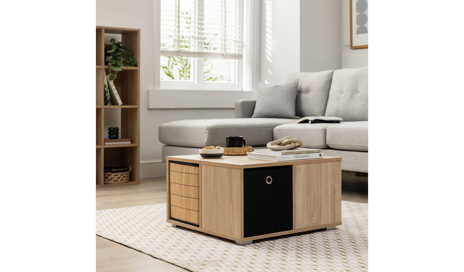 Argos Home Squares Coffee Table - Natural