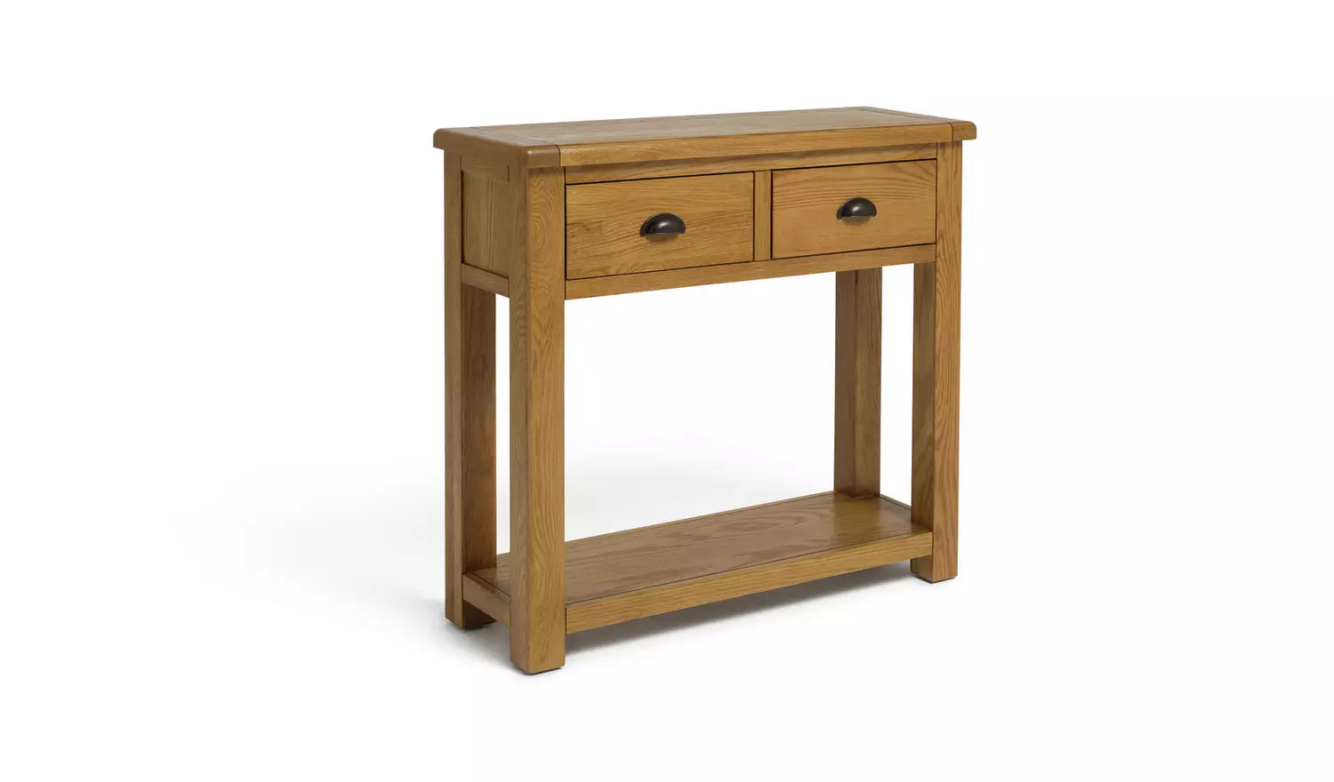 Argos Home Kent 2 Drawer Oak Console Table - Natural
