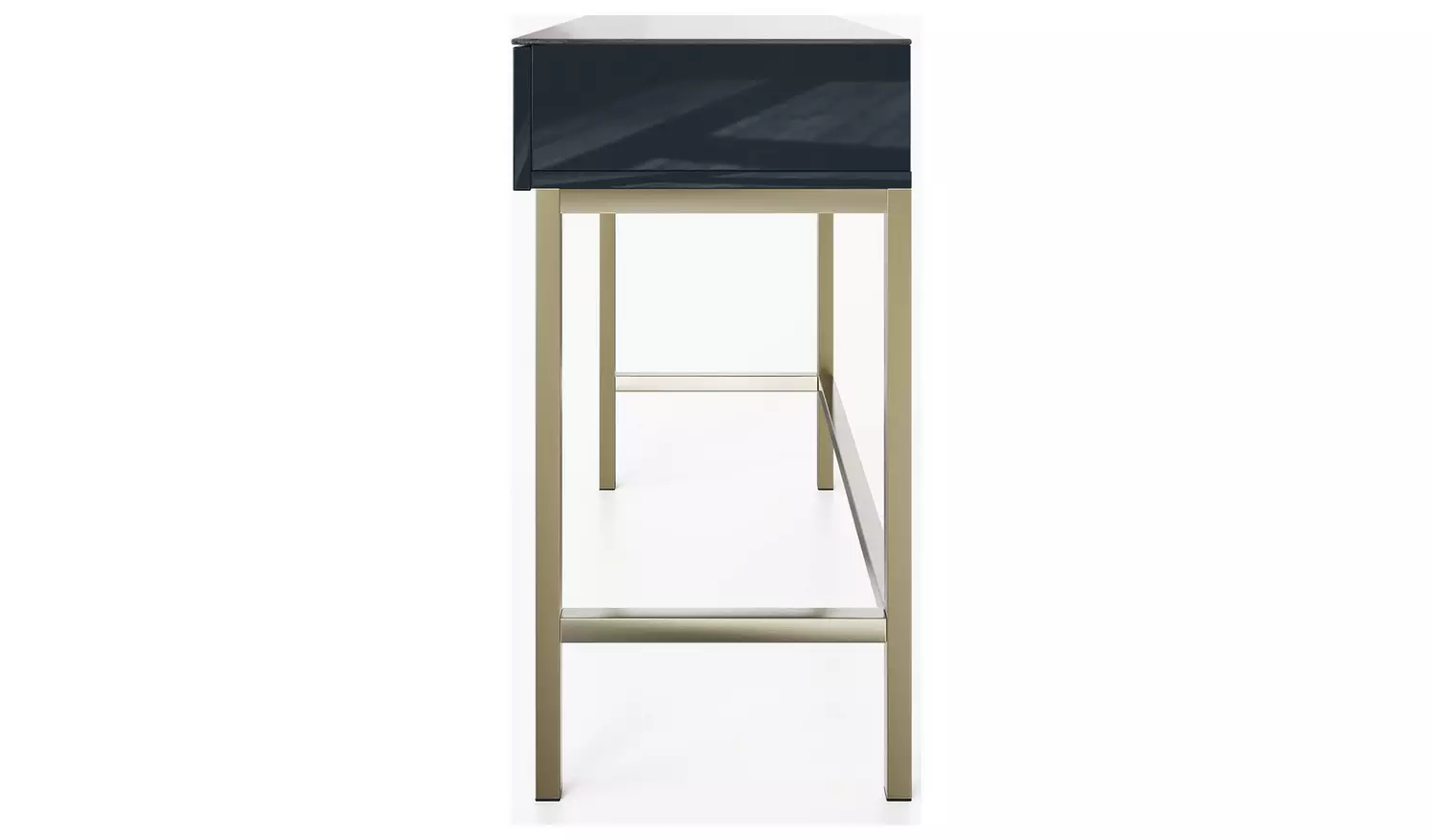 Frank Olsen Lyra 2 Drawer Console Table - Midnight Black