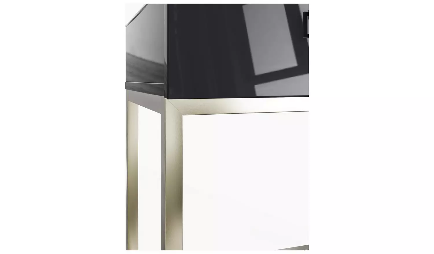 Frank Olsen Lyra 2 Drawer Console Table - Midnight Black