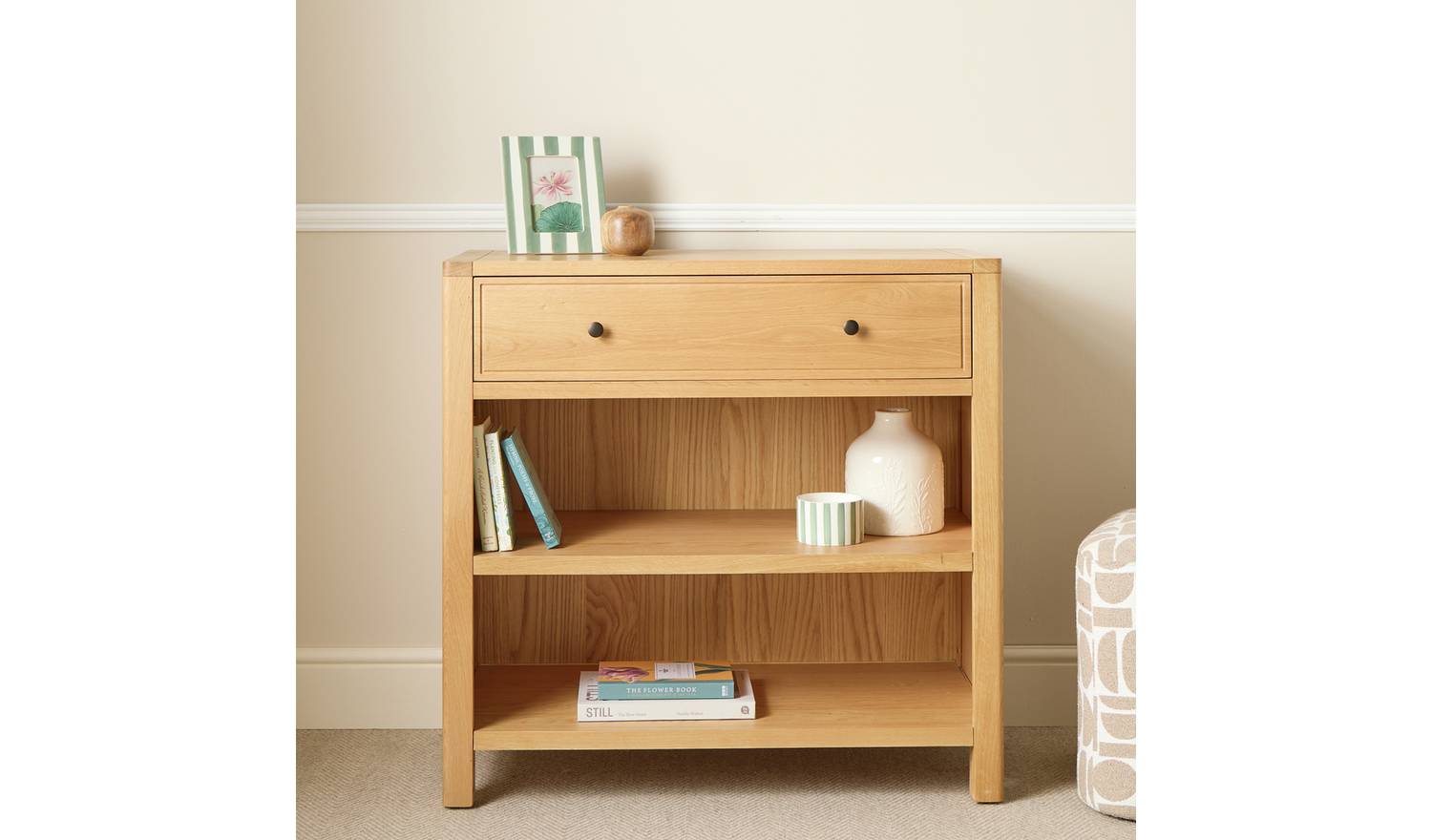 Habitat Finchley Oak Console Table - Natural