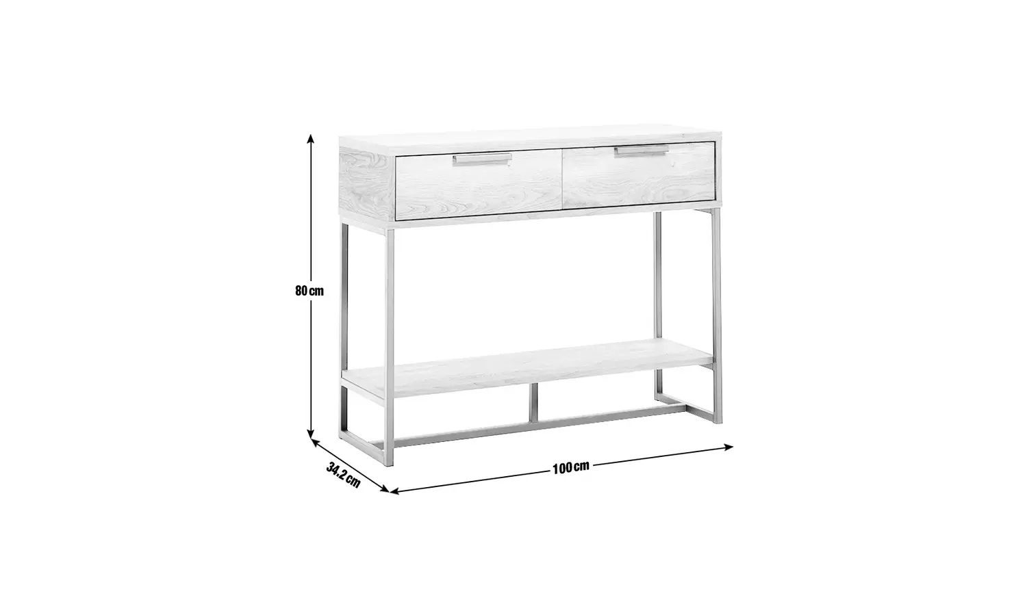 Habitat Nomad Console Table - Natural