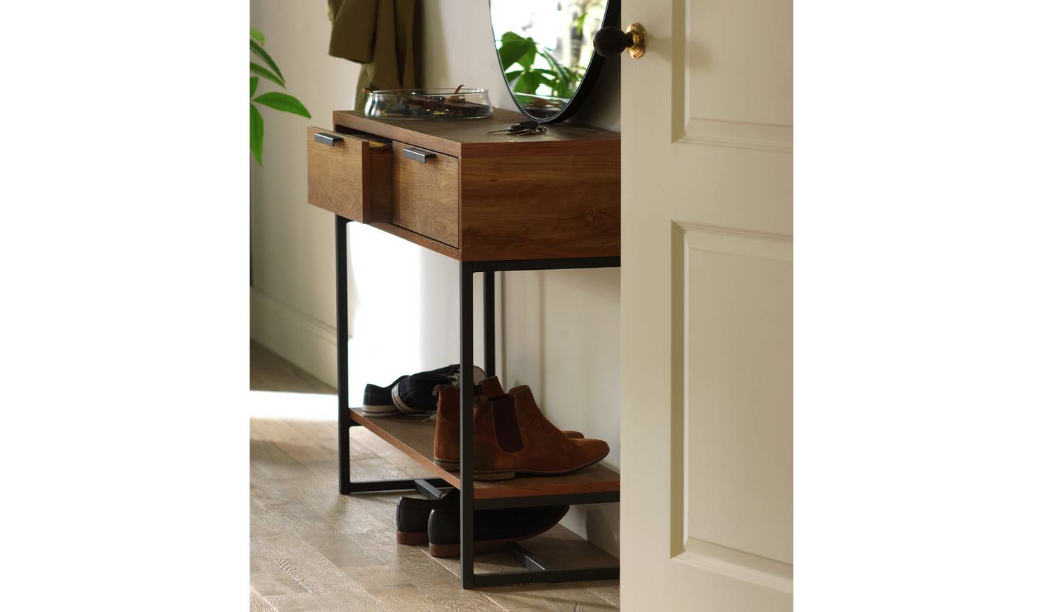 Habitat Nomad Console Table - Natural