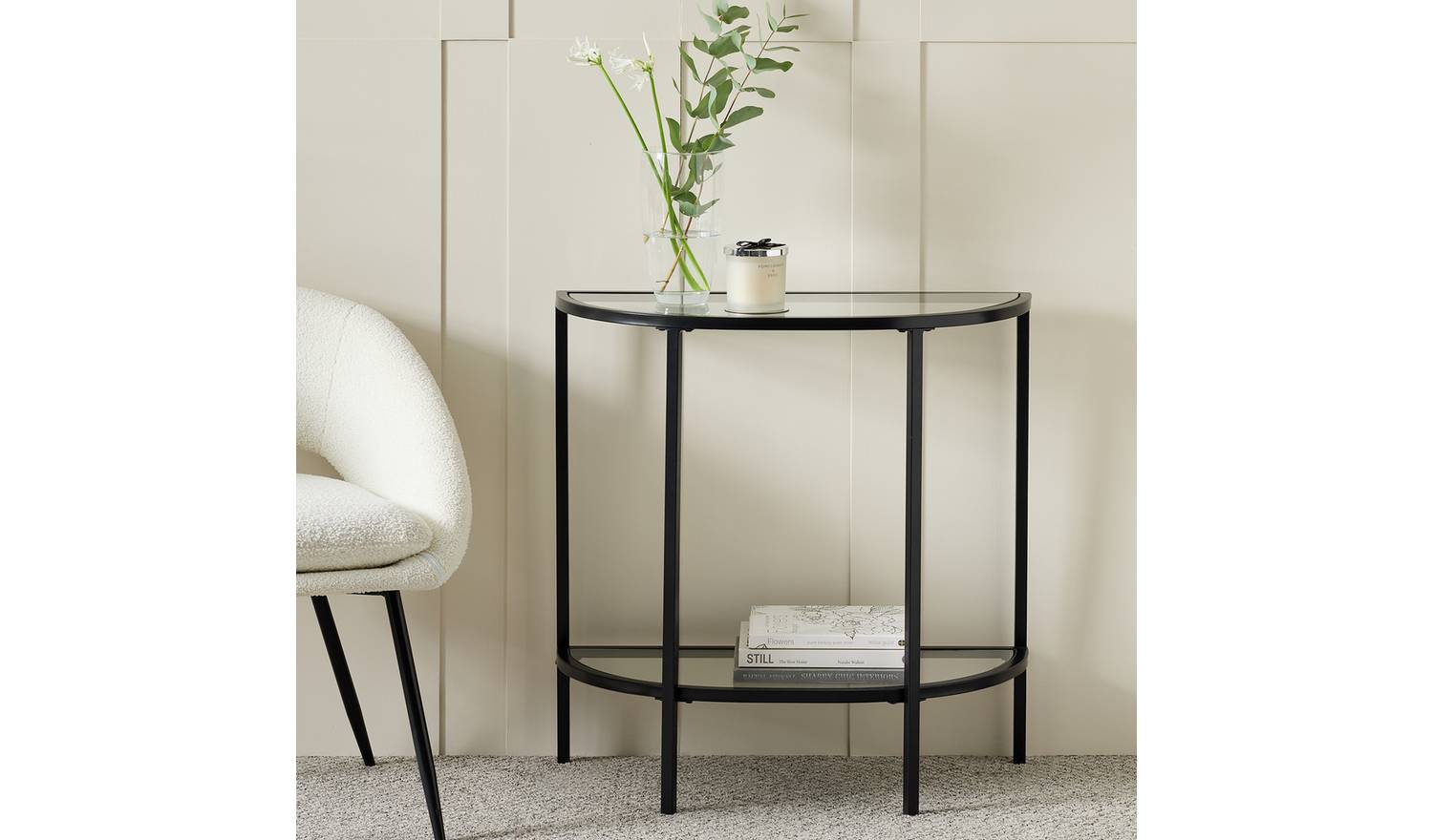 Argos Home Boutique Console Table - Black