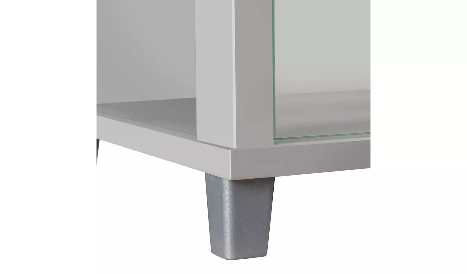 Argos Home 7 Shelf Glass Display Cabinet - Silver