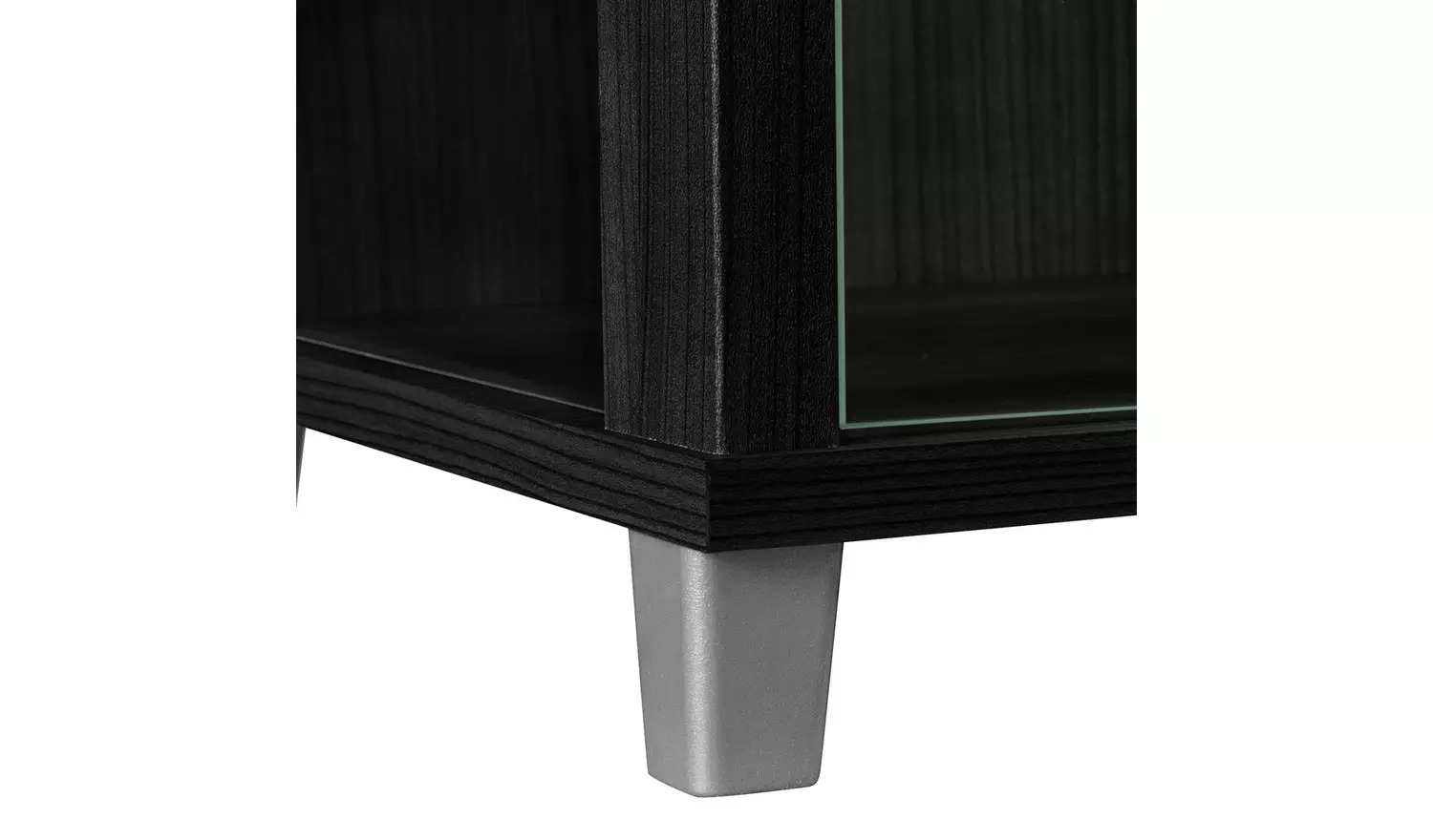 Argos Home 7 Shelf Glass Display Cabinet - Black