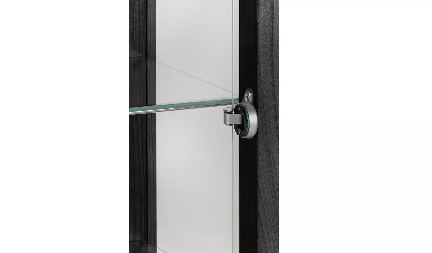 Argos Home 7 Shelf Glass Display Cabinet - Black
