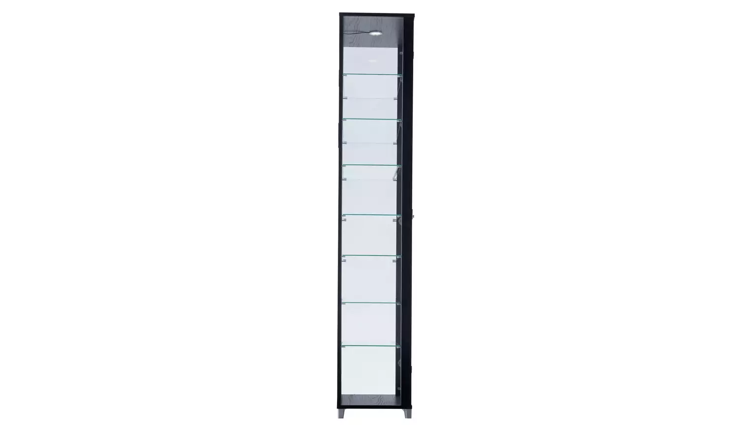 Argos Home 7 Shelf Glass Wide Display Cabinet - Black