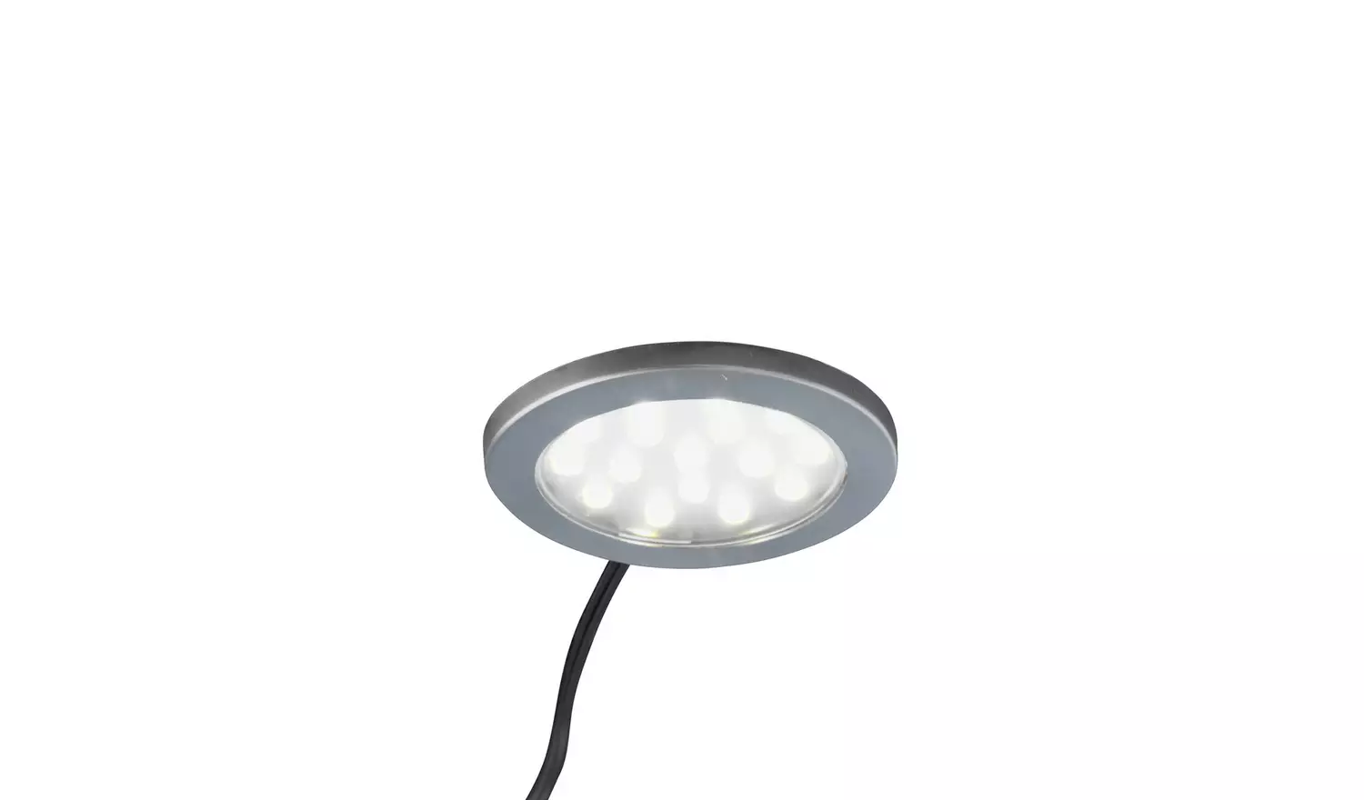 Argos Home 7 Shelf Glass Wide Display Cabinet - Silver