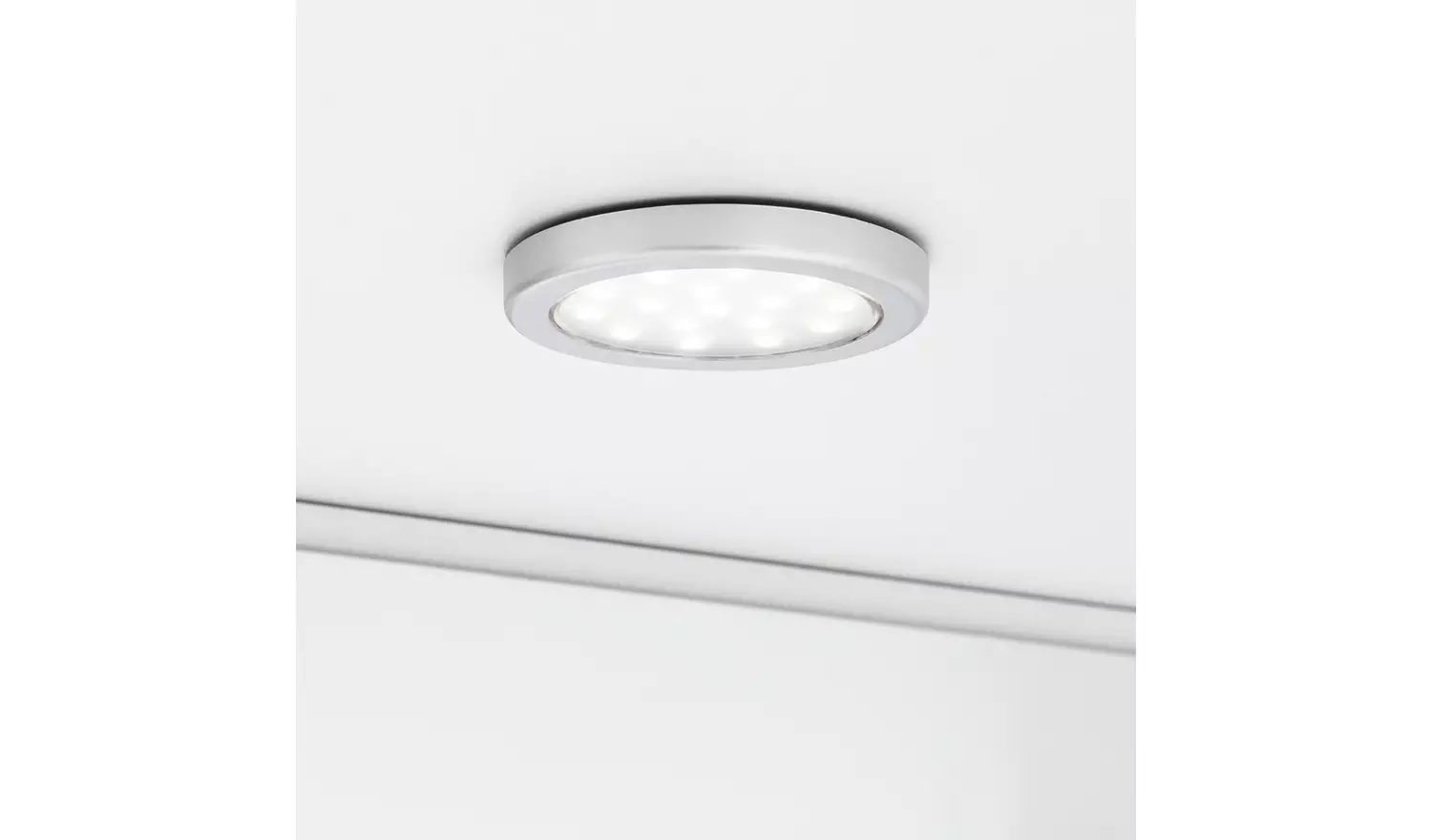 Argos Home Stella 2 Door Glass Display Cabinet - White Gloss