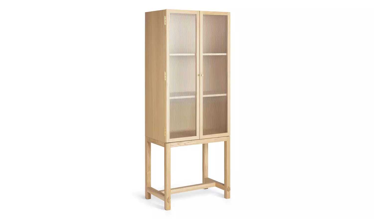 Habitat x Morris & Co. Canterbury Oak Veneer Display Cabinet