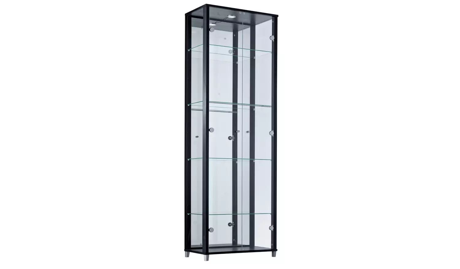 Argos Home 2 Door Glass Display Cabinet - Black