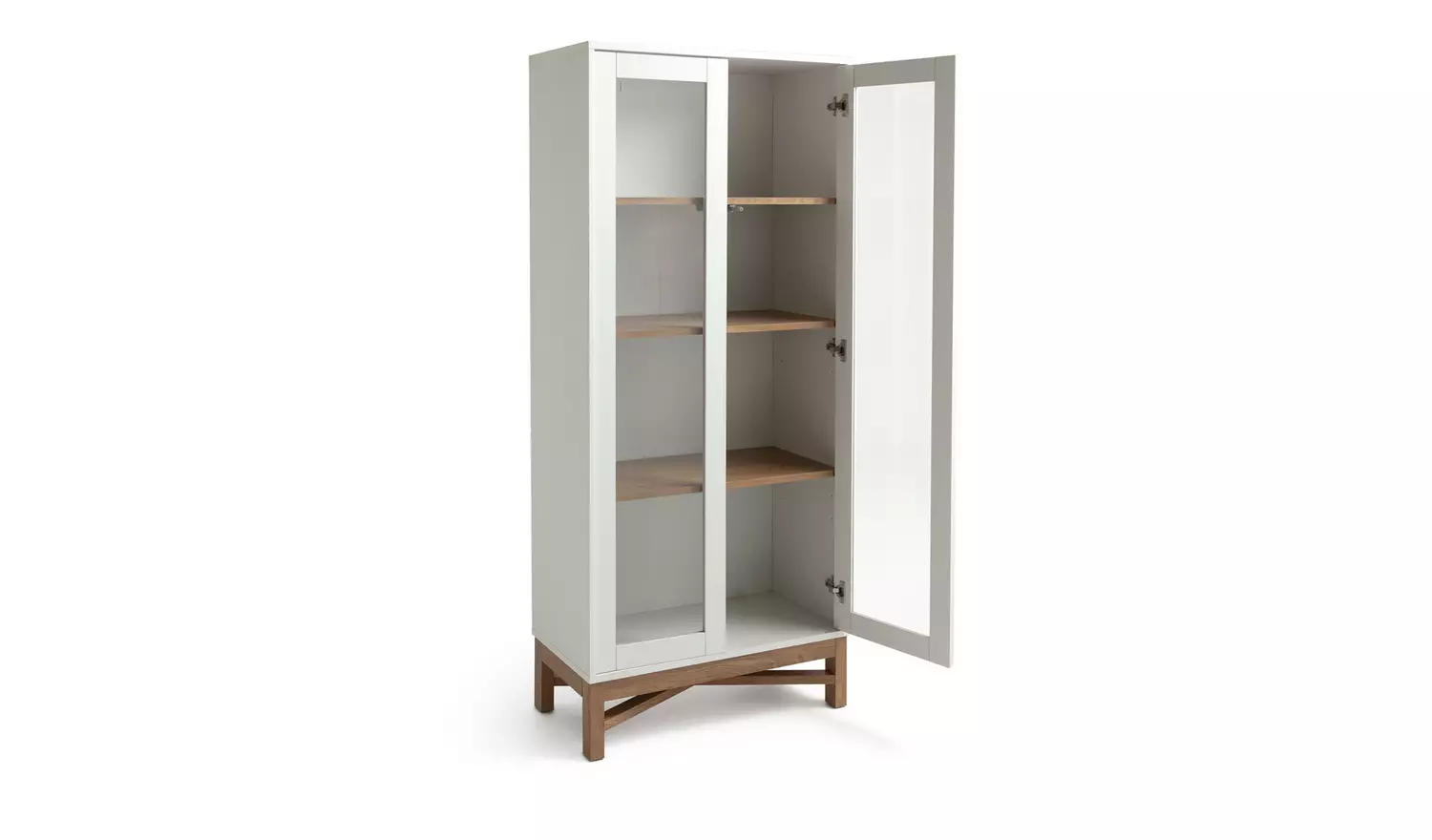 Habitat Zander Display Unit - White & Oak Effect