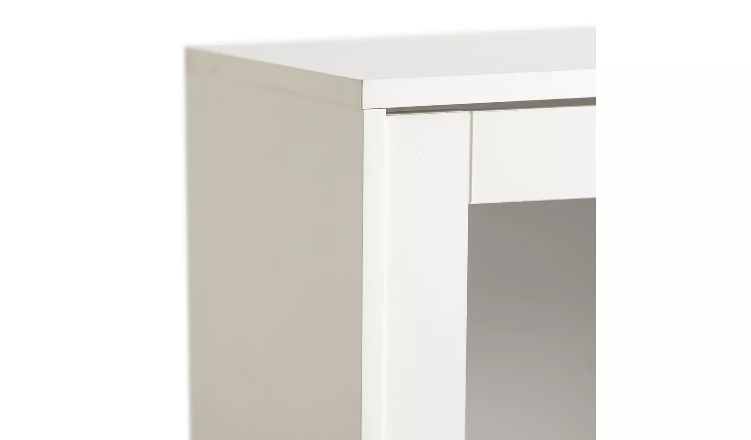 Habitat Zander Display Unit - White & Oak Effect