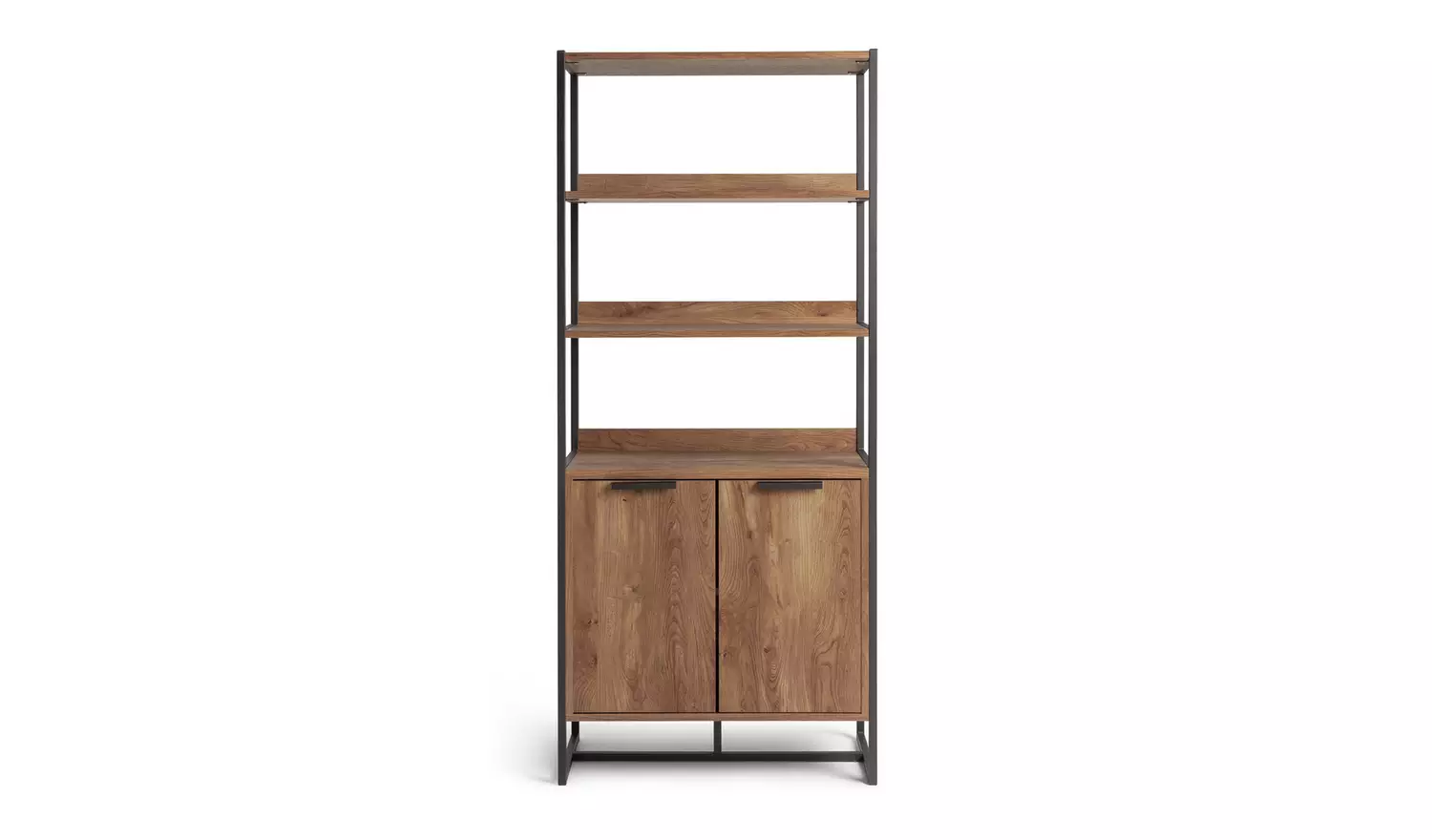 Habitat Nomad 2 Door Display Cabinet - Oak