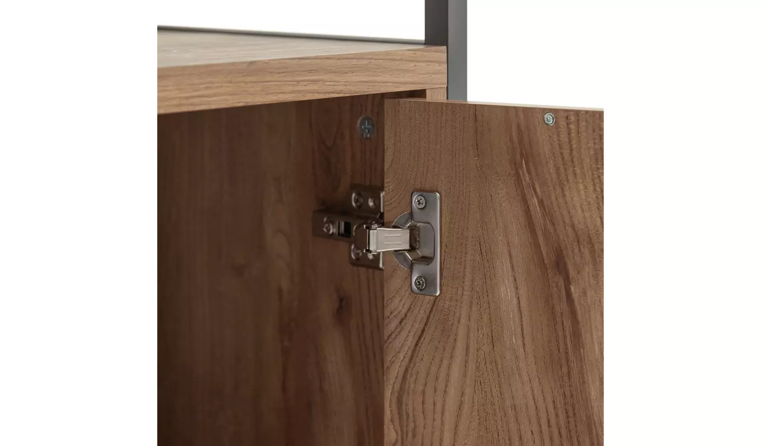 Habitat Nomad 2 Door Display Cabinet - Oak