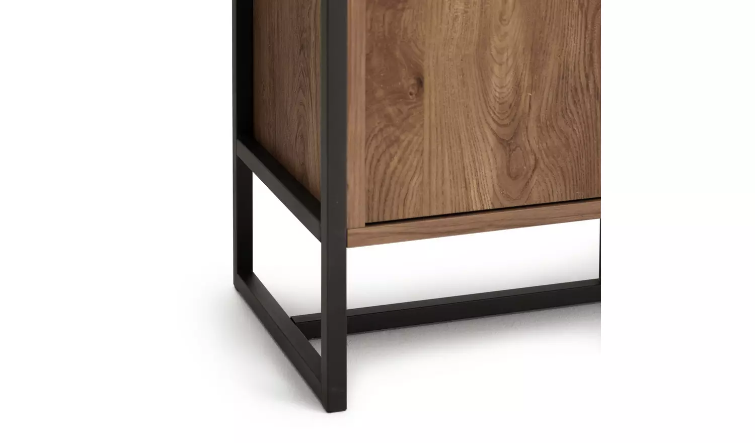 Habitat Nomad 2 Door Display Cabinet - Oak