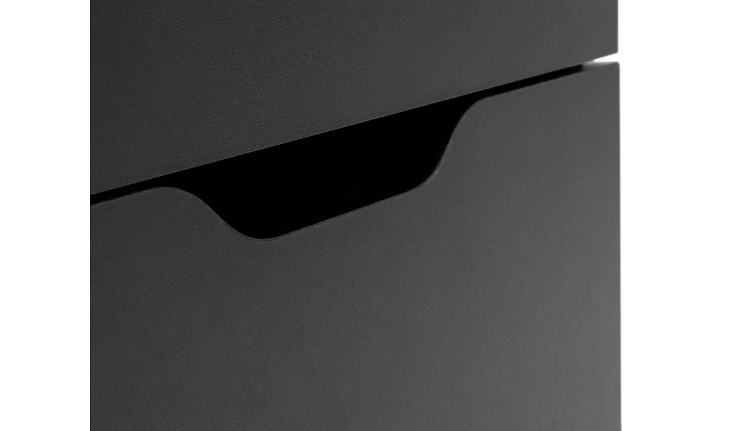 Habitat Compton 1 Door Glass Display Cabinet - Black