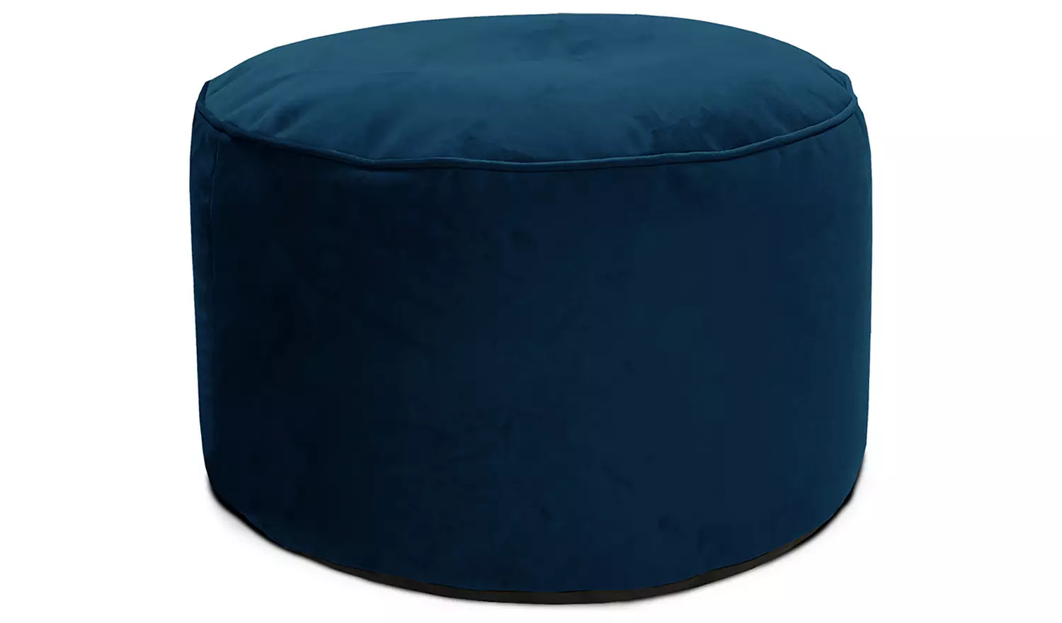 rucomfy Velvet Pouffe - Peacock Blue