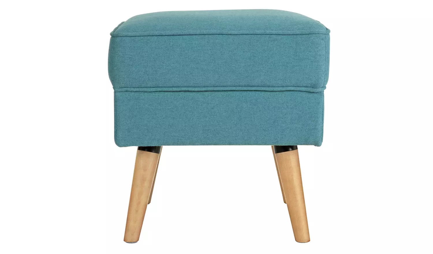Habitat Callie Fabric Footstool - Teal