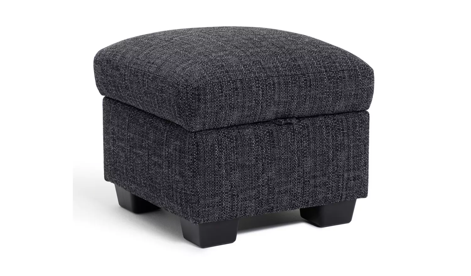 Argos Home Lisbon Storage Footstool - Charcoal
