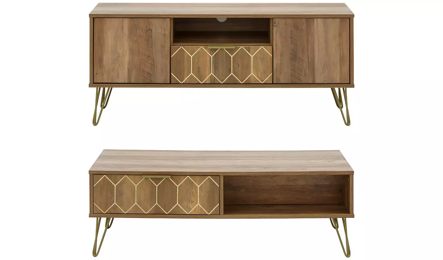 GFW Orleans 2 Piece Furniture Set - Mango Wood Effect