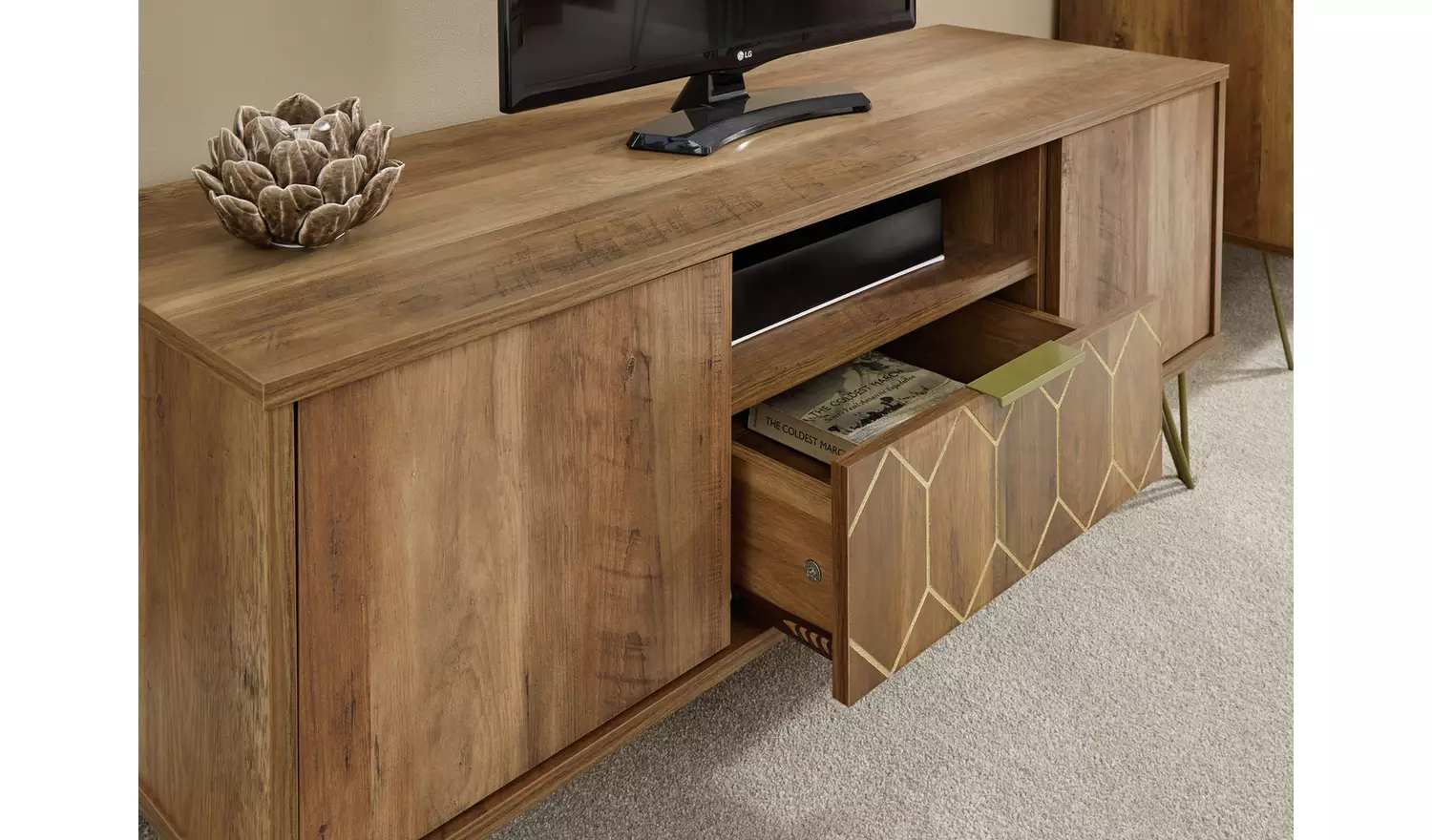 GFW Orleans 2 Piece Furniture Set - Mango Wood Effect