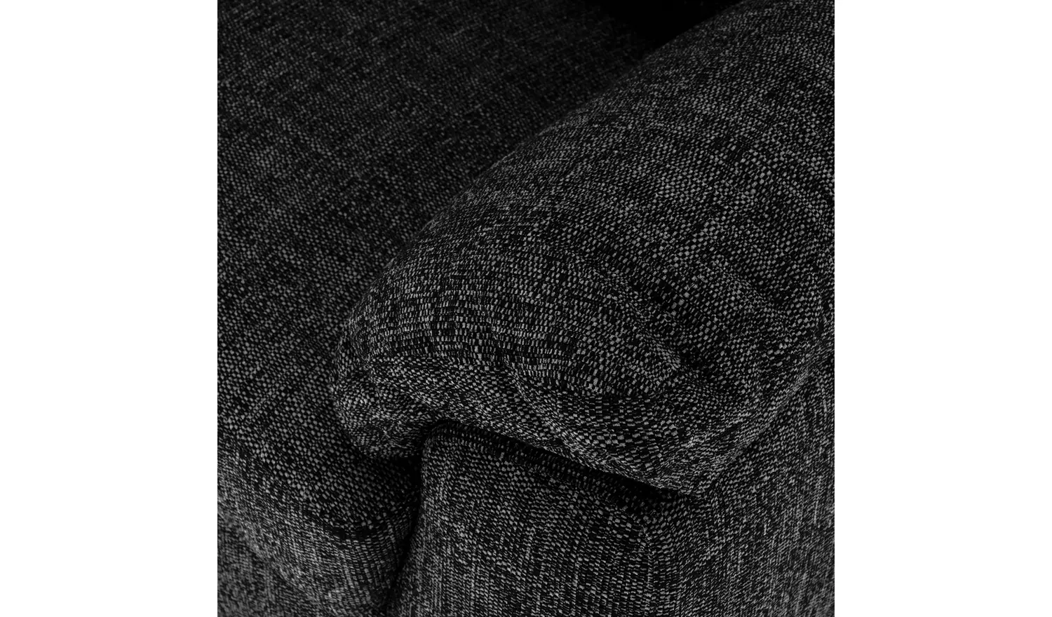 Argos Home Milano Fabric Chair & 3 Seater Sofa - Charcoal