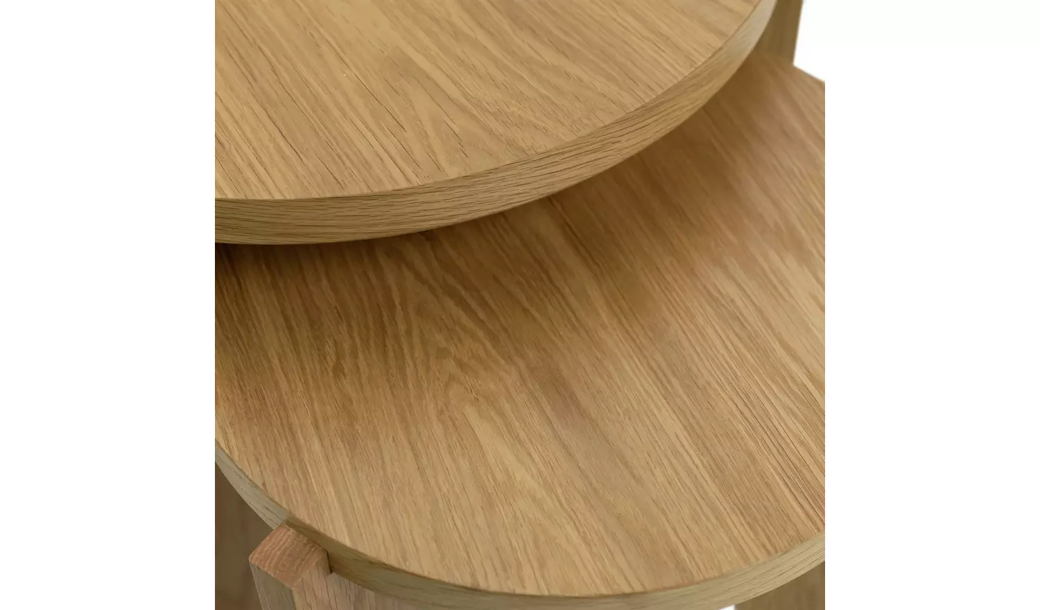 Habitat Xylo Nest of 2 Tables - Oak