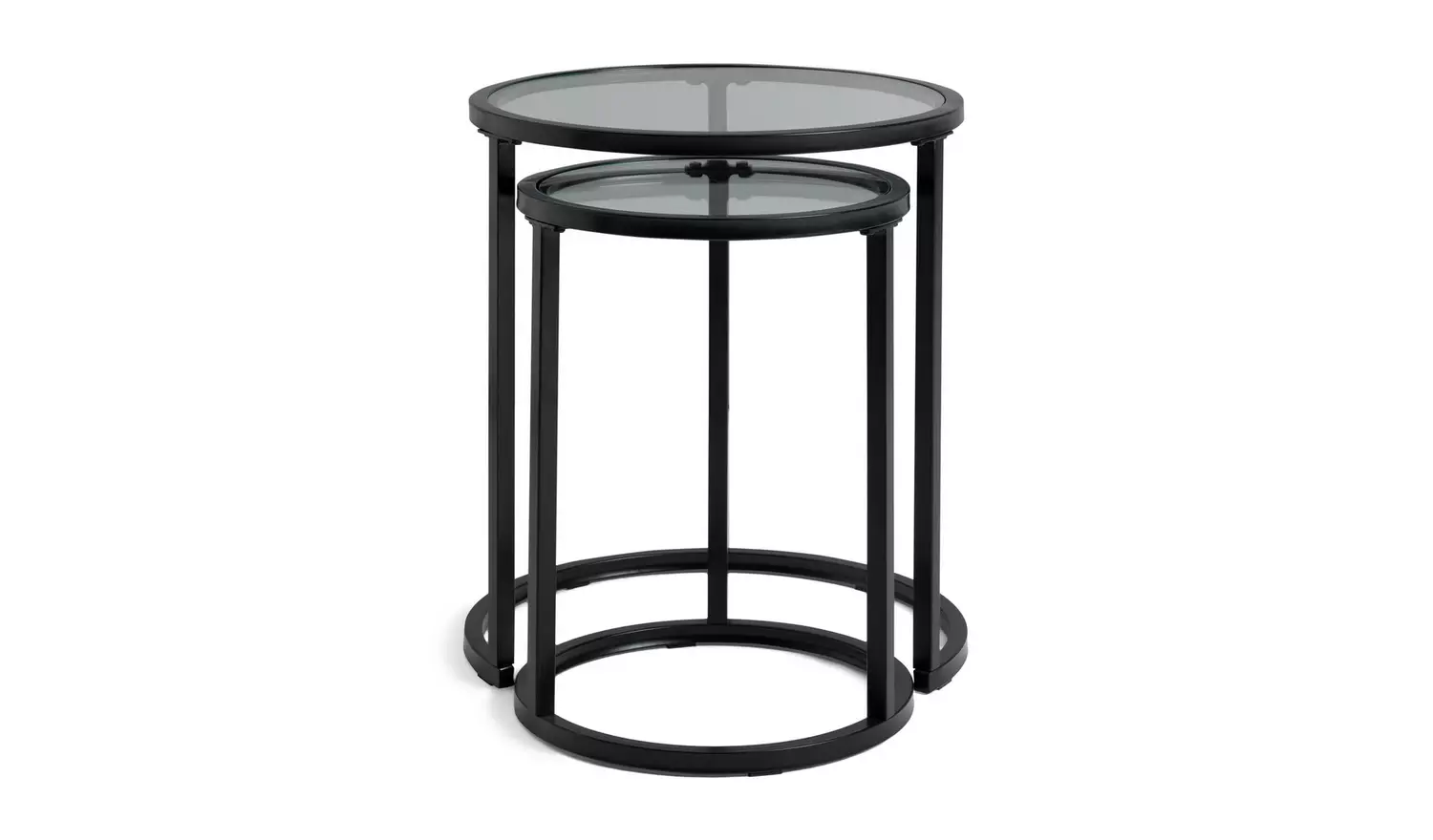 Argos Home Boutique Nest of 2 Tables - Black