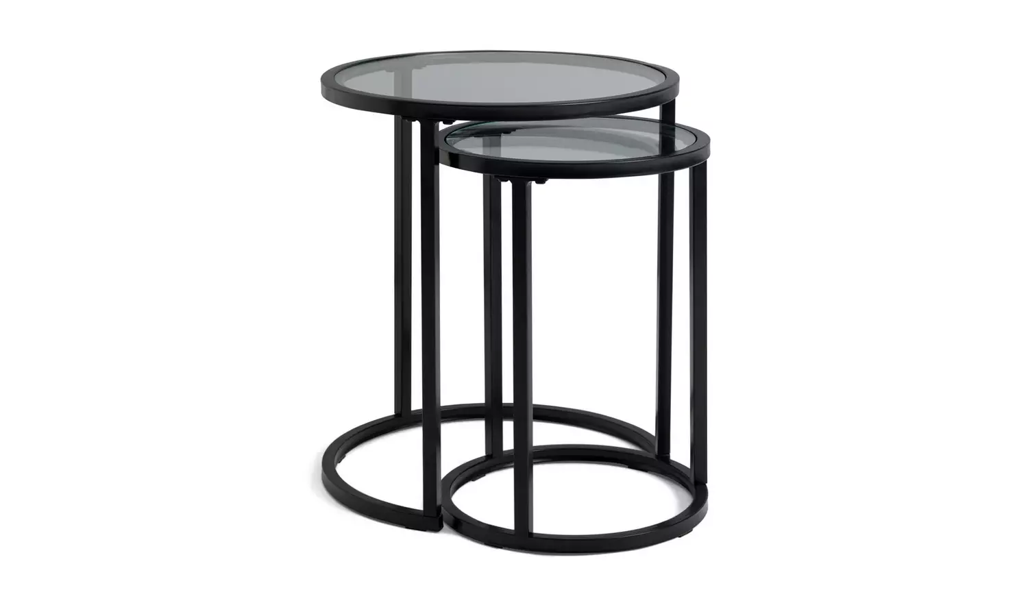 Argos Home Boutique Nest of 2 Tables - Black