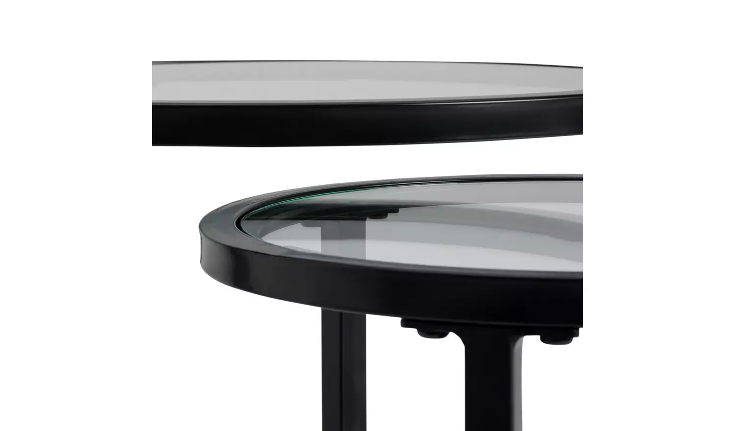 Argos Home Boutique Nest of 2 Tables - Black