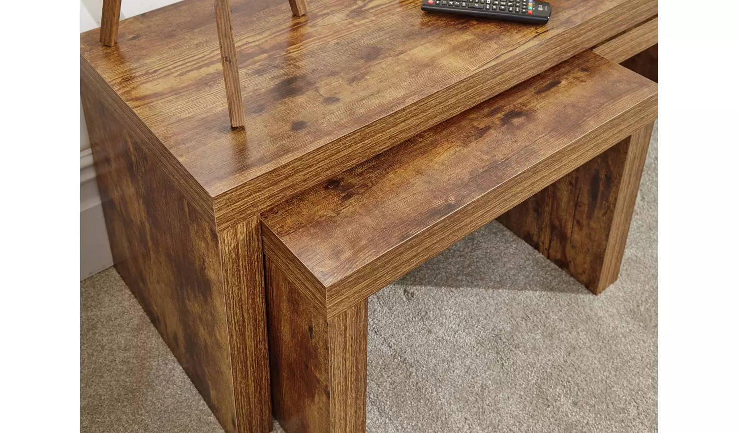 GFW Jakarta Nest of 3 Tables - Mango Wood Effect