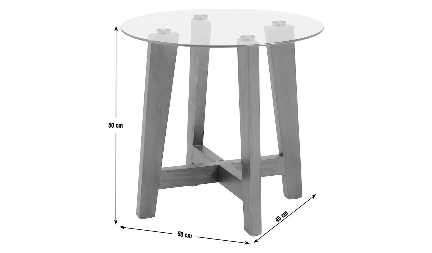 Habitat Zela Side Table - Natural