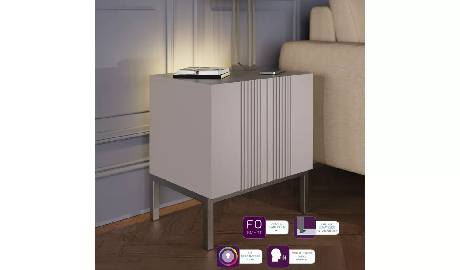 Frank Olsen Iona Side Table - Grey