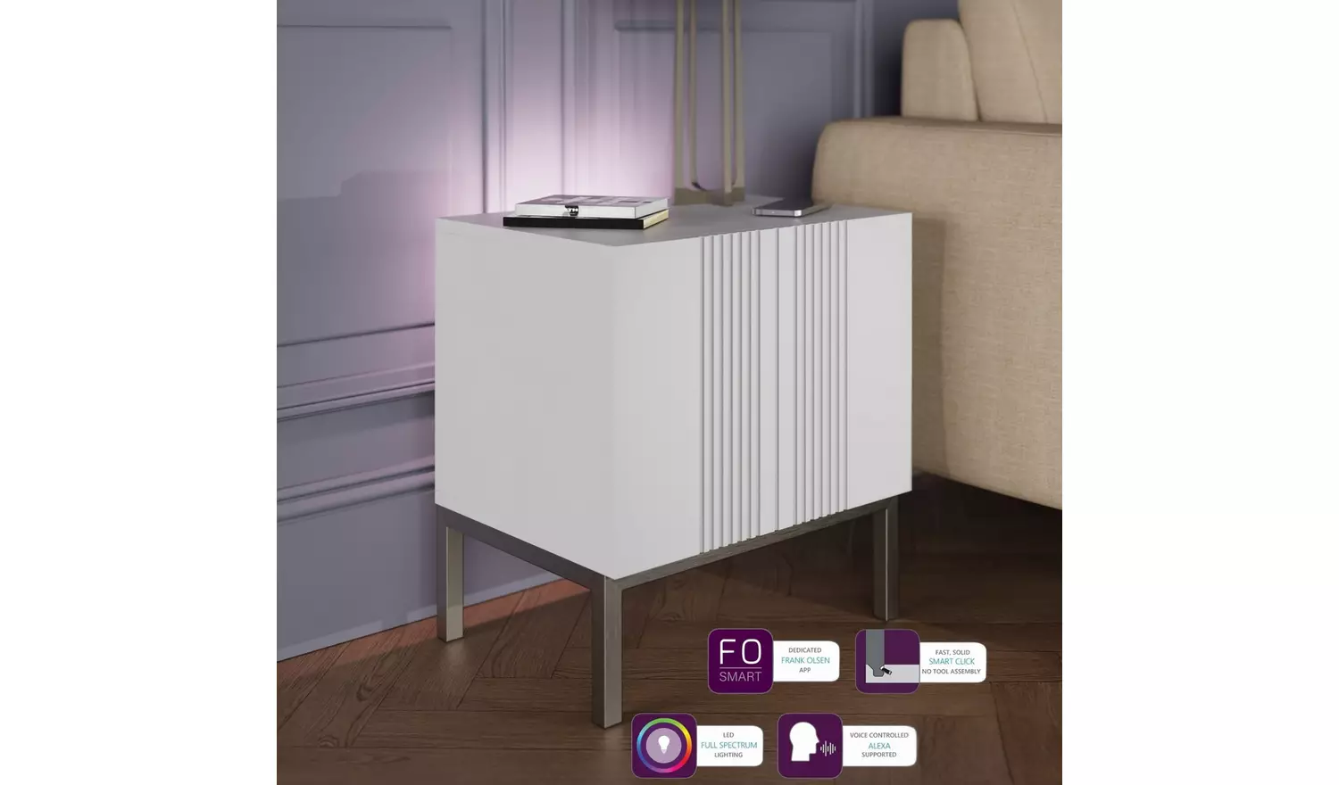 Frank Olsen Iona Side Table - White