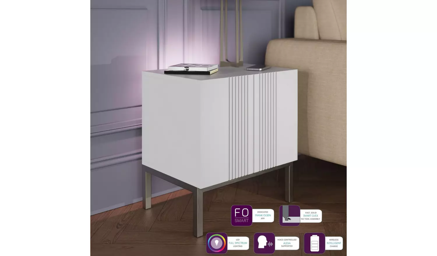 Frank Olsen Iona Side Table - White