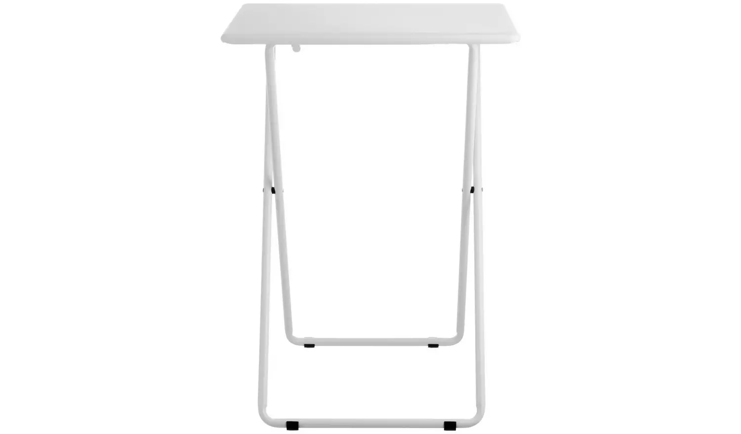 Habitat Airo Metal Folding Side Table - White