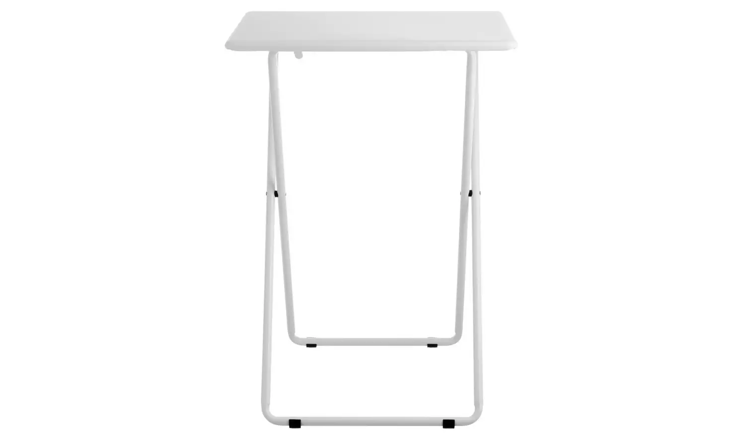Habitat Airo Metal Folding Side Table - White