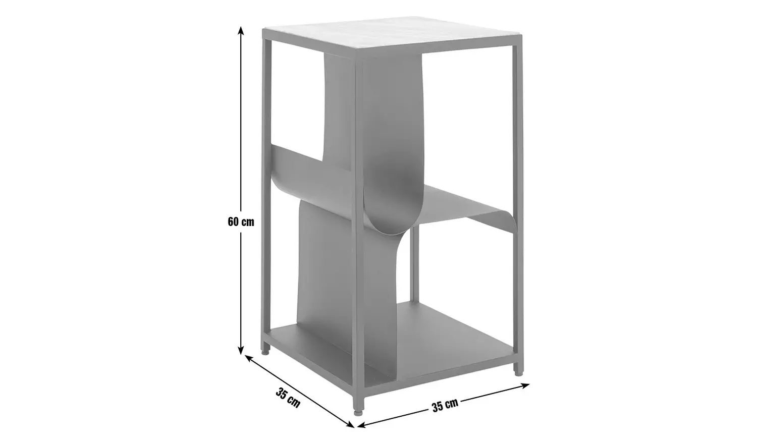 Habitat Sarai Side Table - Black