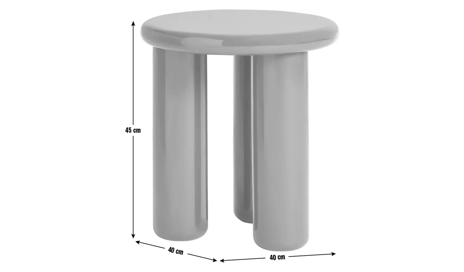 Habitat Totley Round Side Table - Natural