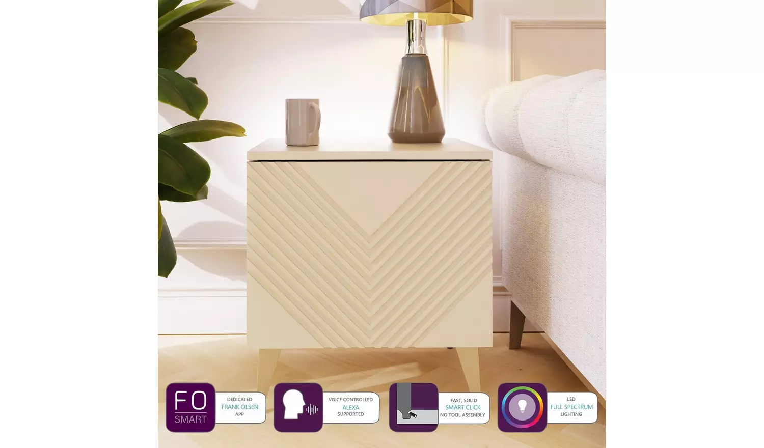 Frank Olsen Ava Side Table - White