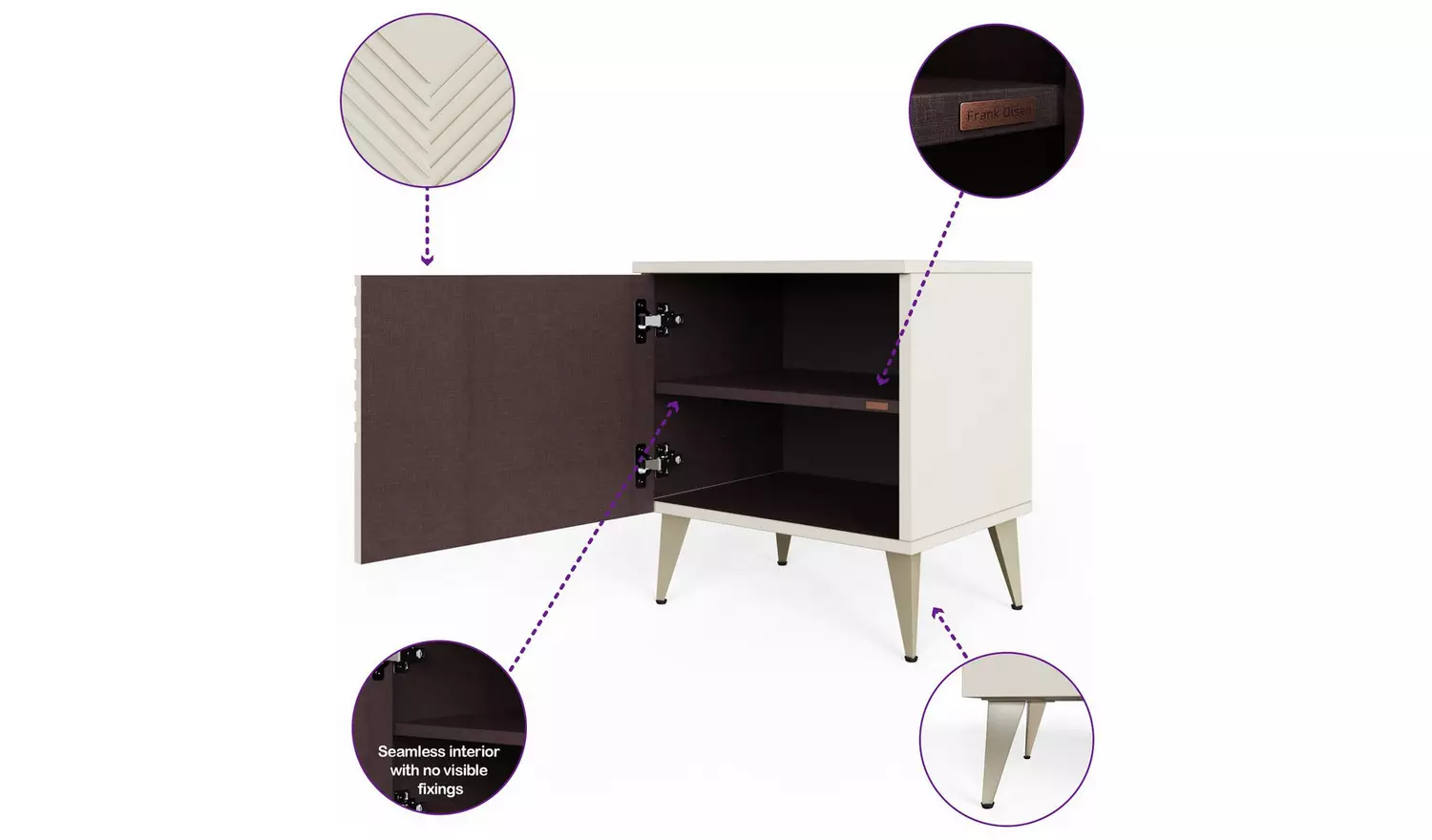 Frank Olsen Ava Side Table - White