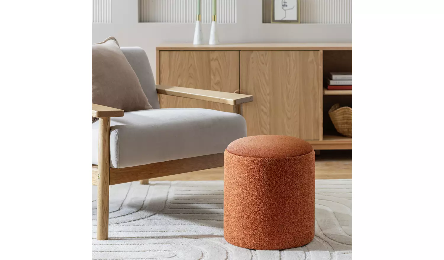 Habitat Ingo Side Table - Orange