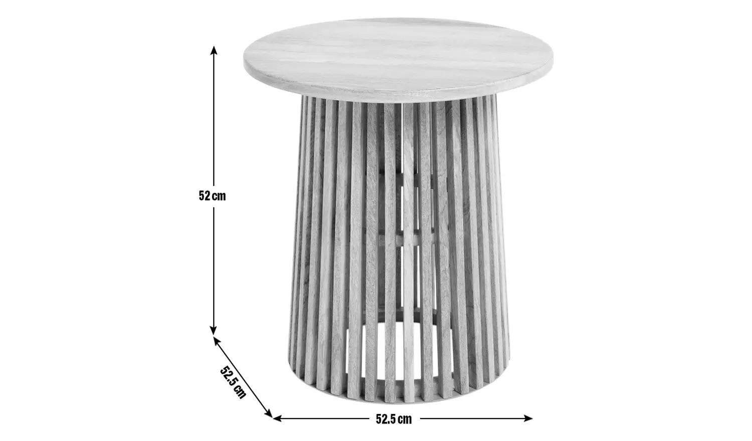 Habitat Jericho Side Table - Black