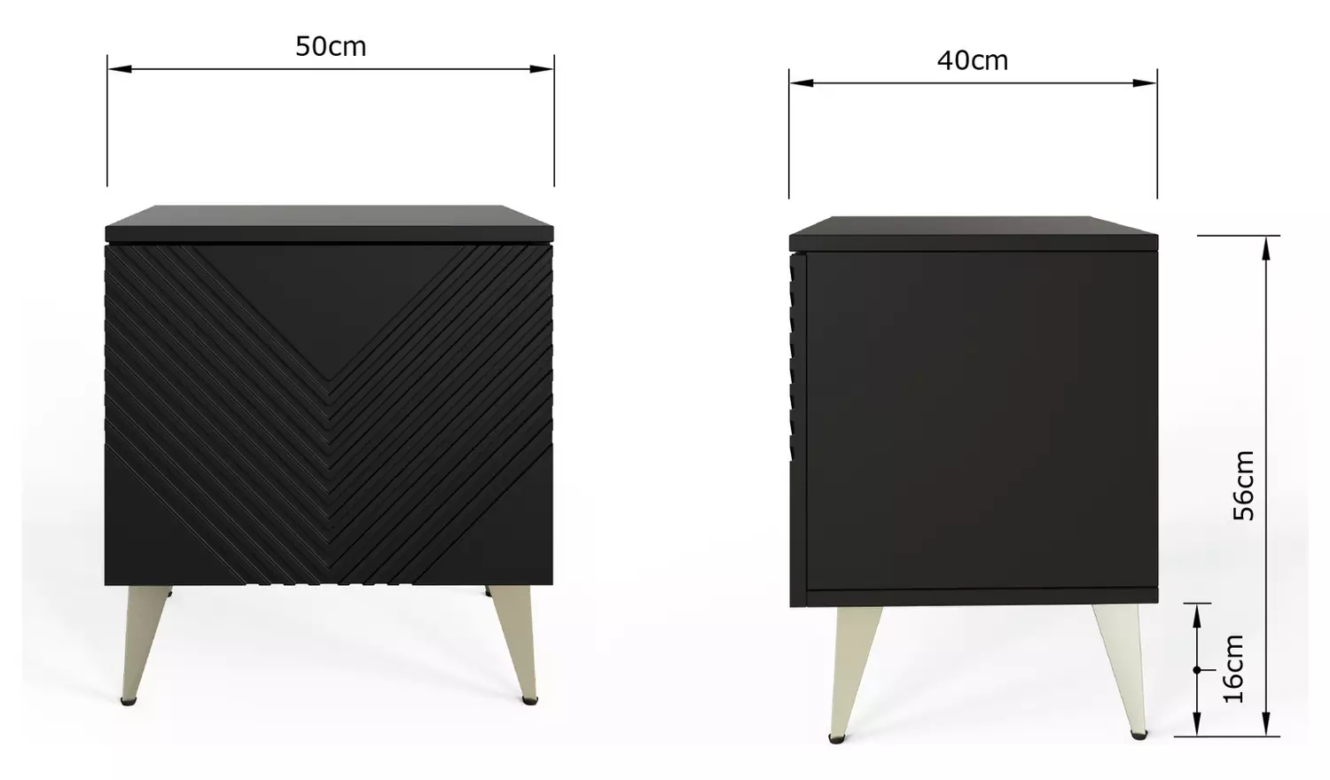 Frank Olsen Ava Side Table - Black
