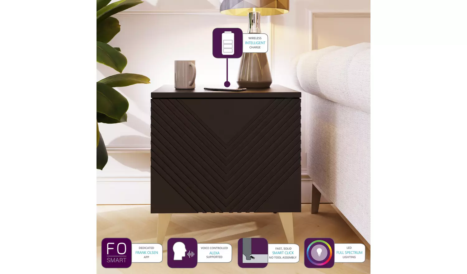 Frank Olsen Ava Side Table - Black