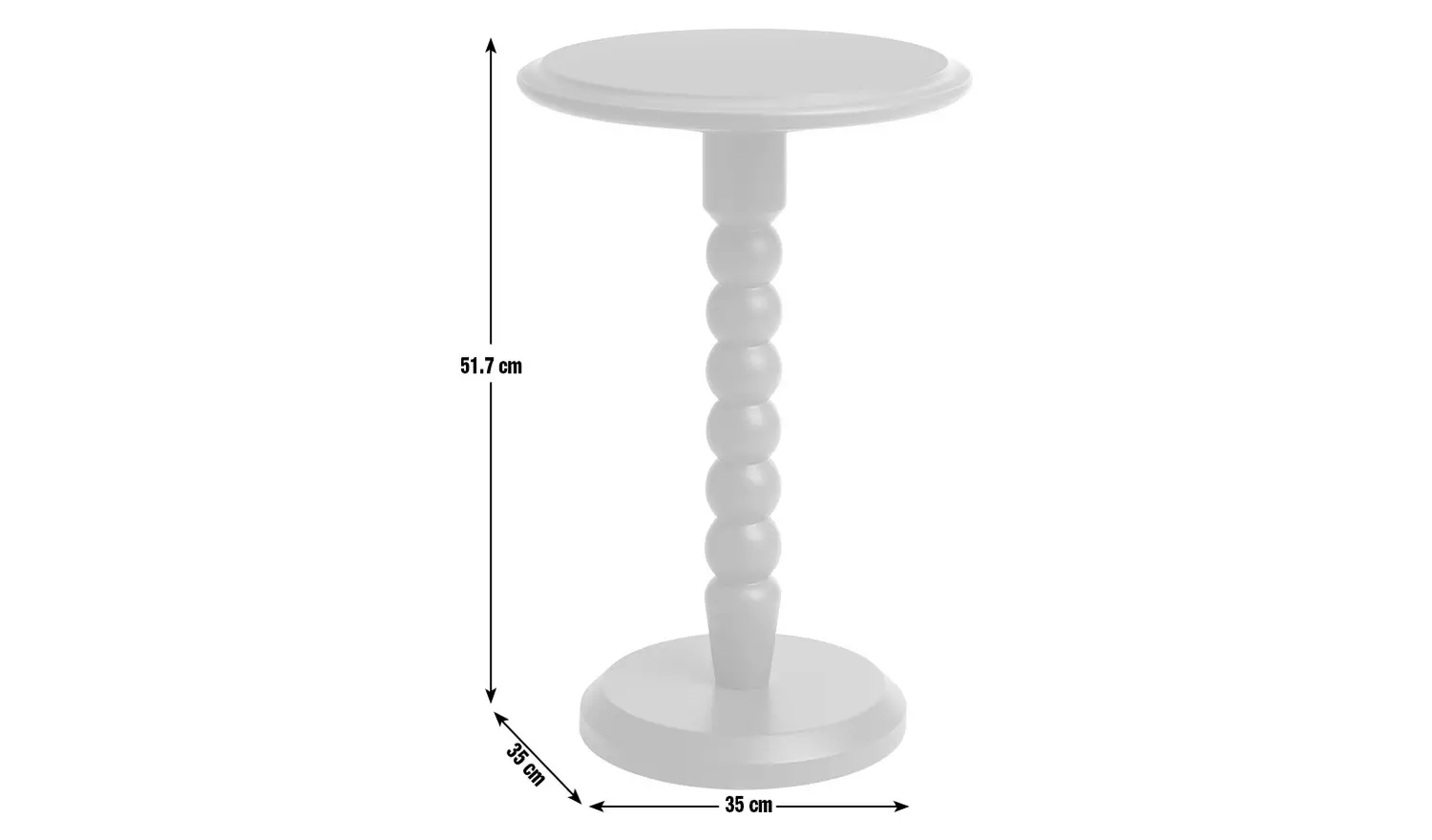 Habitat Blaire Bobbin Side Table - Navy